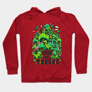 Prehistoric Guardians: Save the Trees Hoodie
